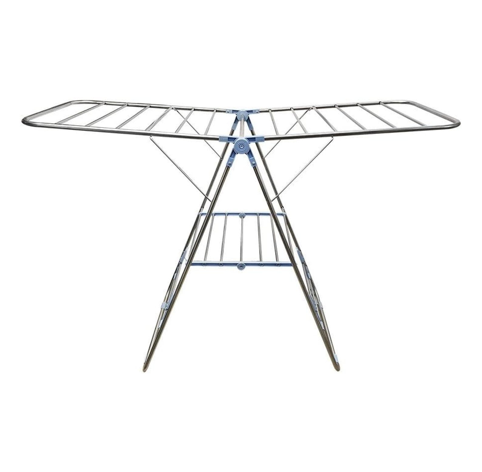 Folding Collapsible Clothes Drying Rack Clotheslines Laundry Hangers