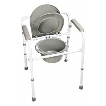 Folding Commode 3in1 Steel Case/4 Lumex
