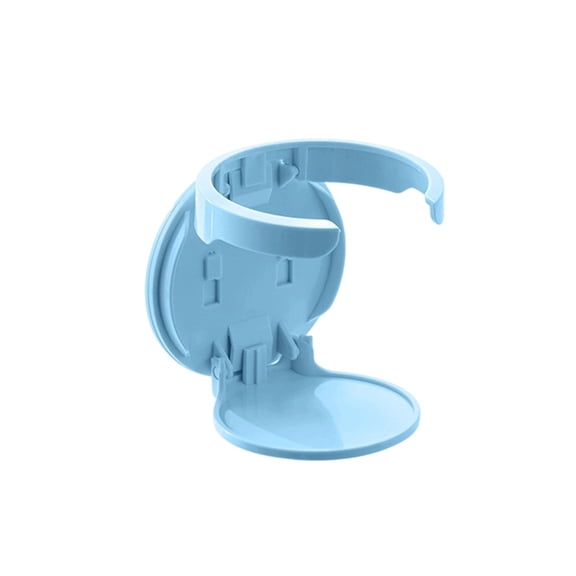 Folding Cup Holder For Desks, Cabinets, And Cabinets; Water Cup Storage Rack For Home And Dormitory Use; No Drilling Required; Wall-mounted Rack.(One Size,Light Blue)