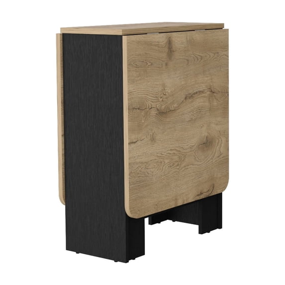 Folding Dining Ensemble | Adaptable to Dining and Work, Compact Fold | Engineered Wood Craft | Resolves Space Issues in Residences