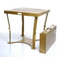 thumbnail image 1 of Spiderlegs CD3030-DW Spiderlegs Hand Crafted And Custom Finished Dining Folding Table - Dark Walnut, 1 of 2