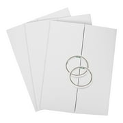 Tineasur 1Set Foldable White Tri Fold Presentation Board with Double Sided Tape for Exhibitions