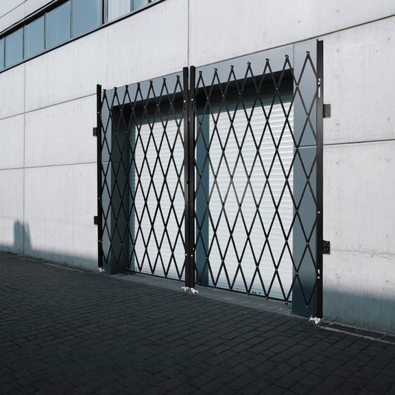 Folding Door Expand Gate, Security Scissor Gates, Double Folding Security Gate