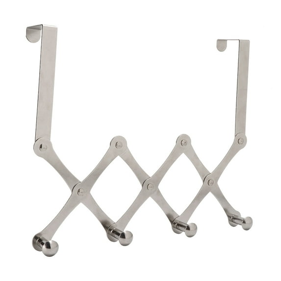 Folding Door Hanger, Multi,Purpose Stainless Steel Hook Rack, Ideal for Kitchen, Garage Office
