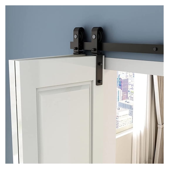 Folding Door Single Door Foot Slide Rail, Silent Sliding Door Slide Rail Modern Hardware Accessories ,Easy to Install