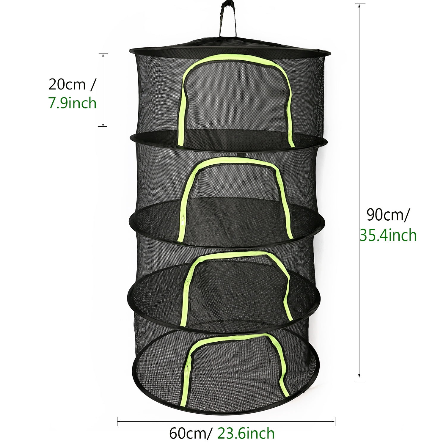 Folding Dry Rack Herb Vegetable Dryer 2-8Layers Drying Net for Fish ...