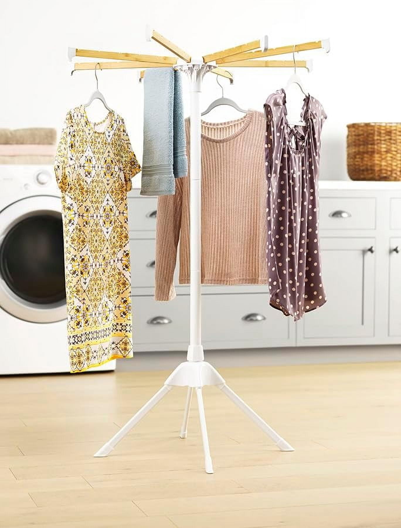 Folding Drying Rack, White - Walmart.com