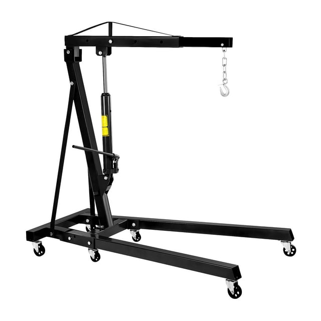 Folding Engine Crane 4400lbs, Lifting Capacity Shop Crane 2ton