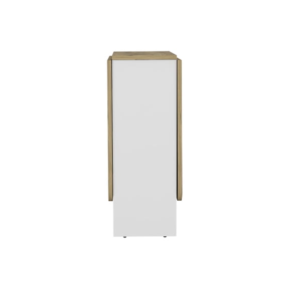 Folding Engineered Wood Table | Meets Dining and Work Demands in Living Room | Robust and Compact