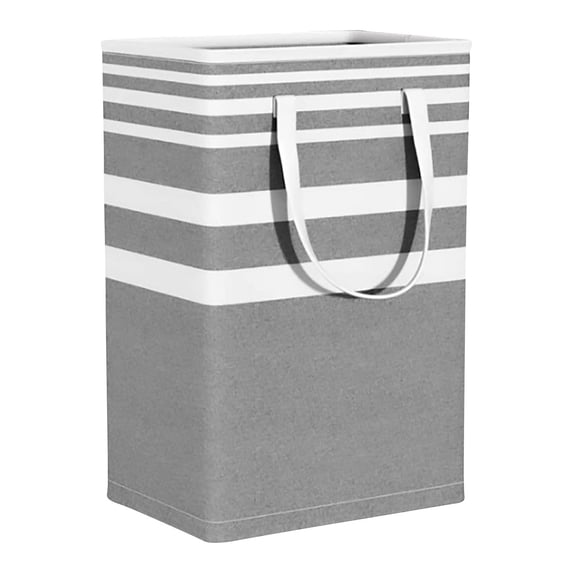 Folding Fabric Storage Bag, Collapsible Laundry Hamper with Handles, Multi-Purpose Organizer for Clothes, Blankets, and Bedding, Ideal for Home, Dorm, and Moving Use