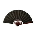 thumbnail image 1 of Folding Fan,Boots On The Ground Hand Fan,Line Dance Popping Fan,Fans For Line Dancing,Hand Fans For Women Foldable,Chinese Hand Fan,Nylon-Cloth Performance Fan,1Pcs (Black), 1 of 5