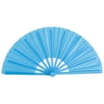 thumbnail image 1 of Folding Fans Hand Clap Fan Popping Fan for Line Dancing, Big Foldable Clacking Fans for Dance Festival, Dancing, Performance Sky Blue, 1 of 5