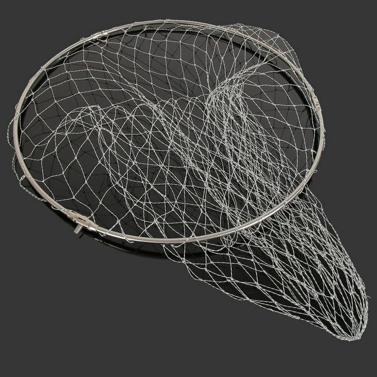 Folding Fishing Brail Landing Net Head Foldable Nets Depth Landing