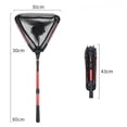 thumbnail image 2 of Boat Fishing Net Heavy Duty Extra Large - Telescoping Aluminum Handle (67-100in) For Saltwater & Big Fish Rubber Fishing Net 2 of 13