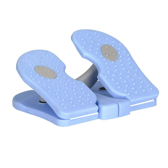 Folding Fitness Stepper Equipment Exercise under Desktop Climbing Machine Household Foot Machine for Trainer Workouts Gifts Blue