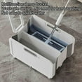 thumbnail image 1 of Folding Flat Mop Cleaning Bucket Handy Cleaning Bucket with Wheels Portable  Mop Bucket Washing Tub for Bedroom A, 1 of 10