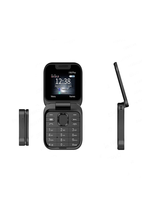 Folding Flip Phone Double SIM Double Standby Mini Backup Phone