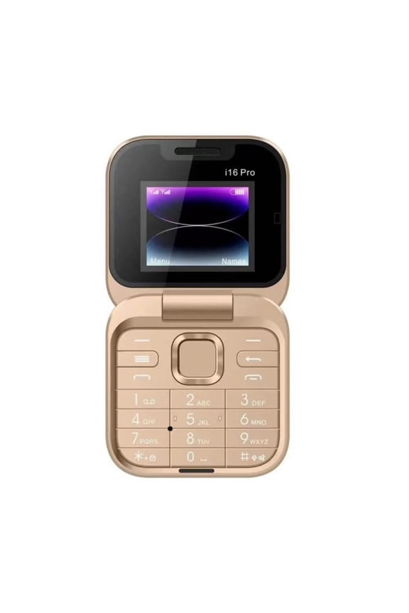 Folding Flip Phone Double SIM Double Standby Mini Backup Phone