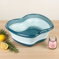thumbnail image 1 of Folding Footbath*1 Piece Foldable Plastic Wash Basin for & Hands Saving & Multifunctional Ideal for Home Travel Camping & Rv Use, 1 of 8