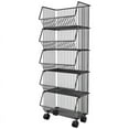 thumbnail image 1 of Folding Fruit and Vegetable Storage Rack, Rotatable Kitchen Organizer, Space-Saving Resin Shelf for Living Room and Kitchen Décor, 1 of 7