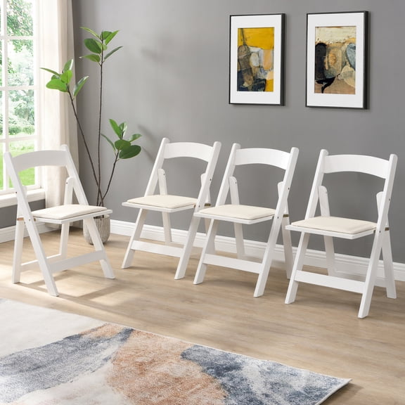 Folding Function - Compact Storage - Wedding Banquets - Soft and Sturdy Chairs