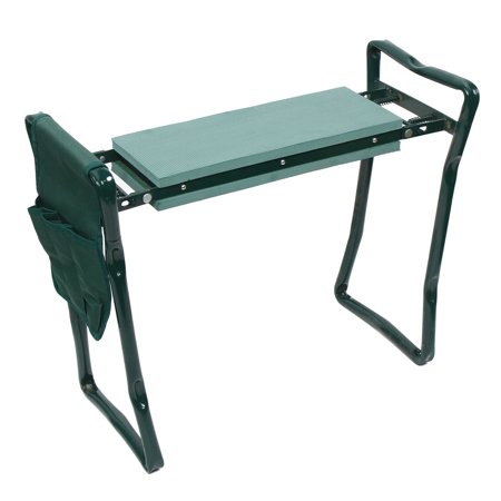 Folding Garden Kneeling Bench Stool Kneeling Bench Stool Soft Eva Pad Seat W/Stool Pouch