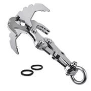 Folding Gravity Grab Hook - Stainless Steel Multi-Functional Claw for Outdoor Climbing and Survival
