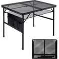 thumbnail image 1 of Folding Grill Table for Outside, Lightweight Portable Metal Aluminum Grill Stand Table for Camping Picnic Cooking BBQ with Adjustable Height Legs, 1 of 8