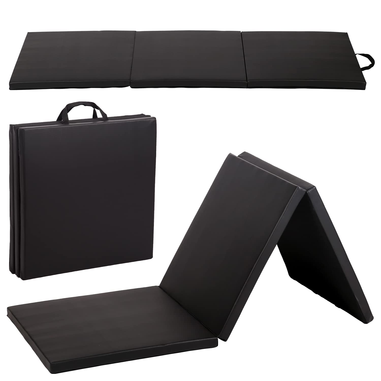 Folding Gymnastics Mat Exercise Mat Tumbling Mats for Home Gym