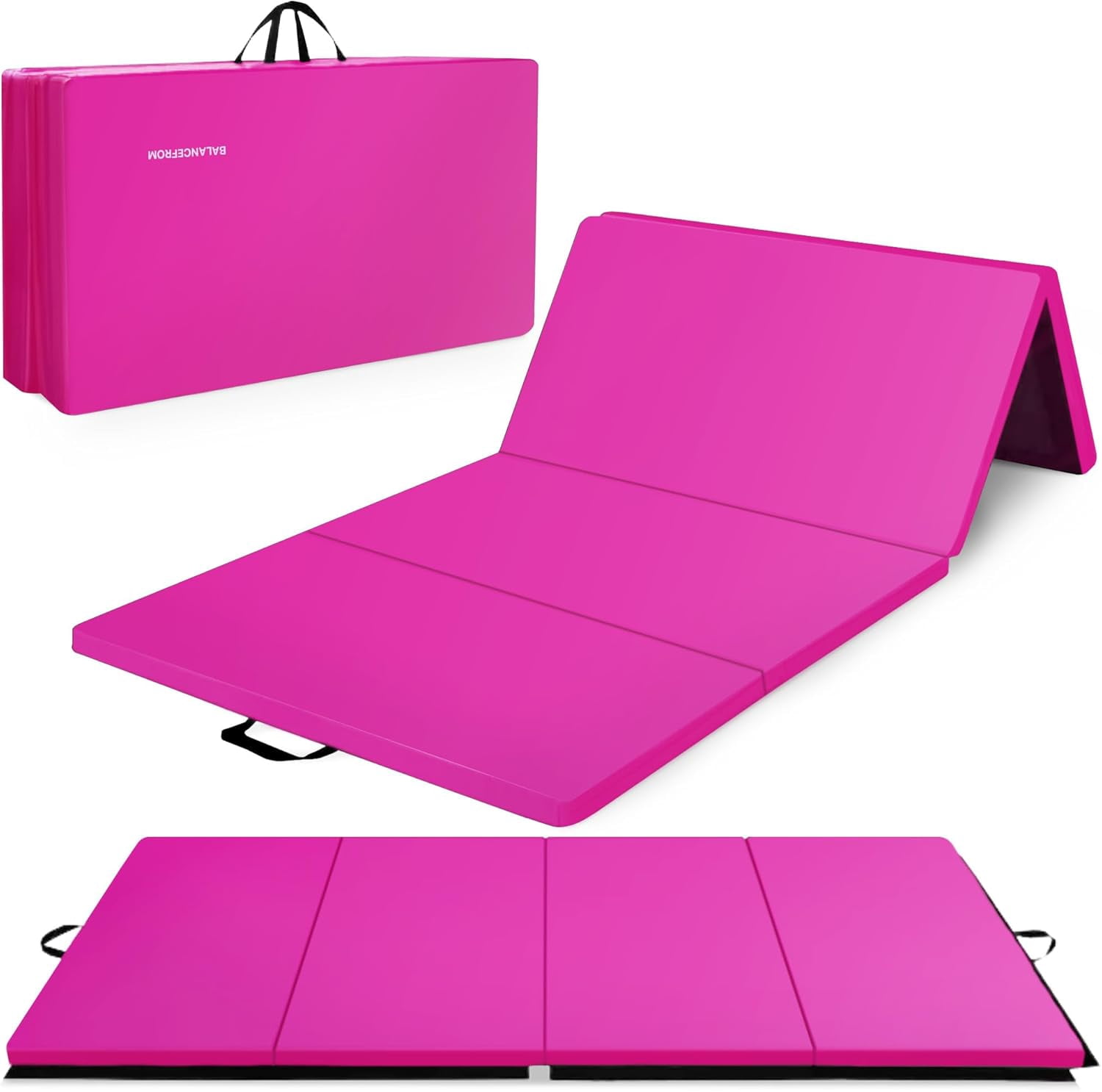 Home Base Mat Yoga Mat Thick BalanceFrom Folding Gymnastics Mat - 6x2 Foot Exercise ...