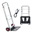 thumbnail image 1 of Takira Folding Hand Truck, Aluminum Construction with 6 inch Rubber Wheels for Moving Boxes,Delivery, 1 of 7