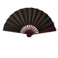 thumbnail image 1 of Folding Hand Fan for Dance and Weddings, 8-Inch Red Satin Fan with Elegant Design, Portable and Compact, Traditional Style for Performances and Parties, Lightweight and Durable, 1 of 6