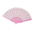 thumbnail image 1 of Folding Hand Fan Women Lace Design, Handheld Fans With Tassels for Wedding Party Prom, Paper Lace Fans for Bridesmaid Photo Booth Props, Elegant Decorative Fans for Home Wall Decor and Events,E, 1 of 8