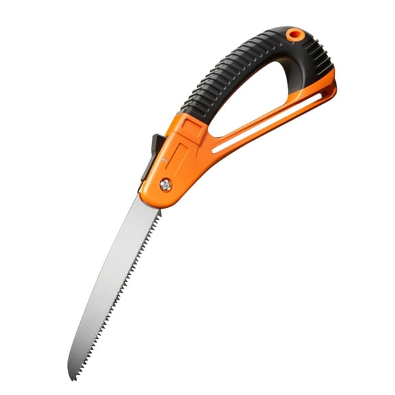 Folding Hand Saw 15 Inch With Safety Hand Guard,Heavy Duty Pruning Saw,Branch Saw For Tree Trimming & Camping,High Carbon Steel Triple-Cut Razor Teeth For Wood,Pvc,Bone,Survival Gear