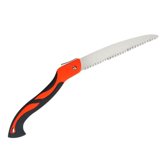 Folding Hand Saw 9.8 Inch Pruning Camping Saw Triple Cut Teeth Tree Saw For Tree Wood Cutting Trimming Steel Ergonomic Handle