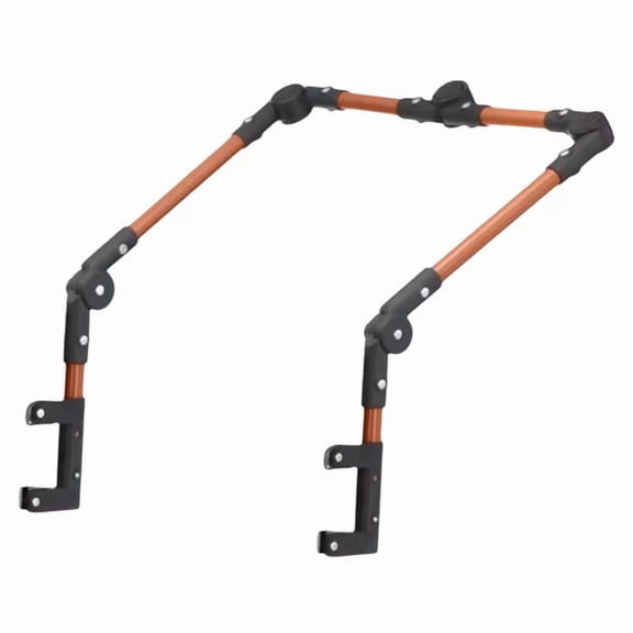 Folding Handcart Push Handle Trolley Handle Attachment Removable Foldable Beach Cart Handle Utility Wagon Cart Part