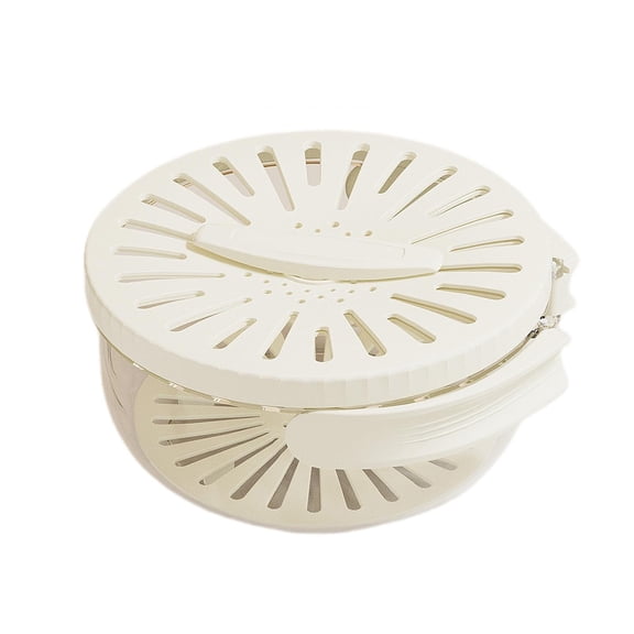Folding Handle Drain Bowl Drain Basket,Berry Box Fruit Produce Berry Fresh Keeping Box Vegetable Storage Containers with Lid Handle Drain Colanders