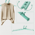 Folding Hangers for Clothes Folding Clothes Drying Rack Hangers Space