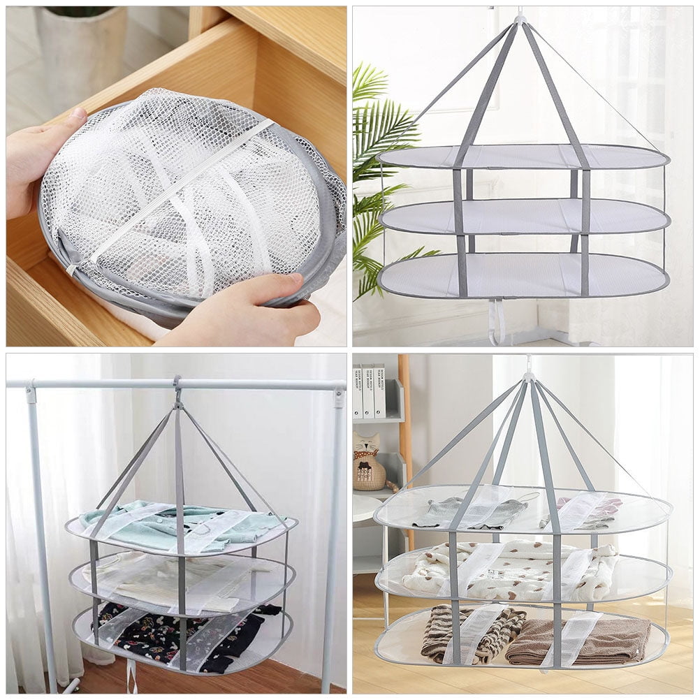 Folding Hanging Dryer Folding Hanging Dryer Sweater Hanging Dryer Three