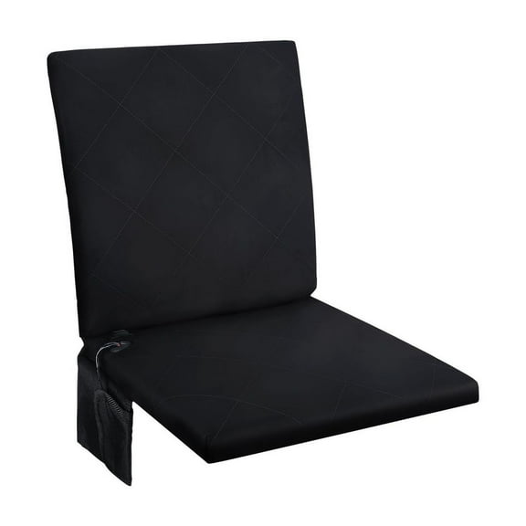 Folding Heated Seat Cushion Stadium Bleacher Chair 15x13x1.5in Portable Camping Mat 600D Polyester with Carry Strap