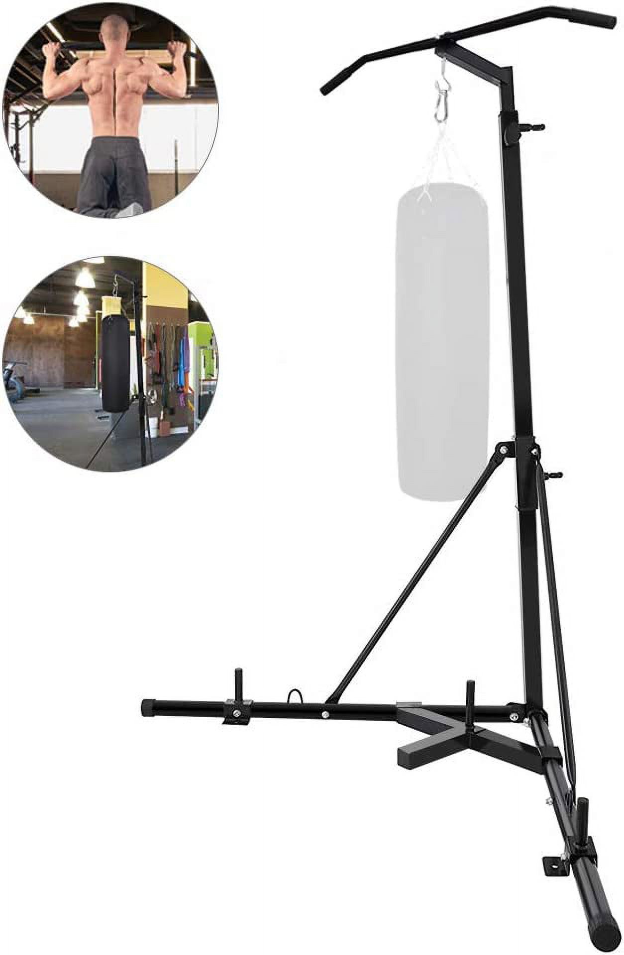 Folding Heavy Bag Stand, Foldable Heavy Duty Boxing Punching Bag Stand