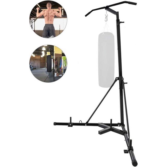Folding Heavy Bag Stand, Foldable Heavy Duty Boxing Punching Bag Stand, Portable Sandbag Rack
