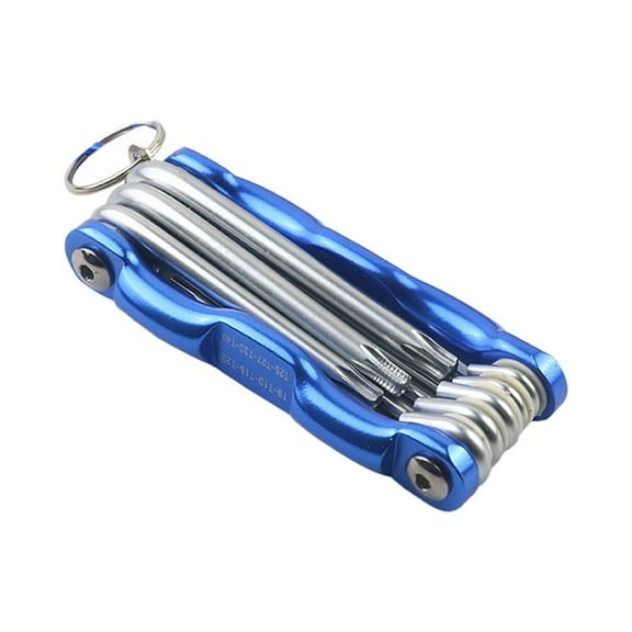 Folding Hex Key Box End Wrench Set Flat Spanner Key Set Repair Car Hand Tools B