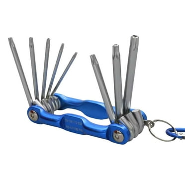 Folding Hex Wrench Metal Metric Allen Wrench set Hexagonal Screwdriver Key P8K4