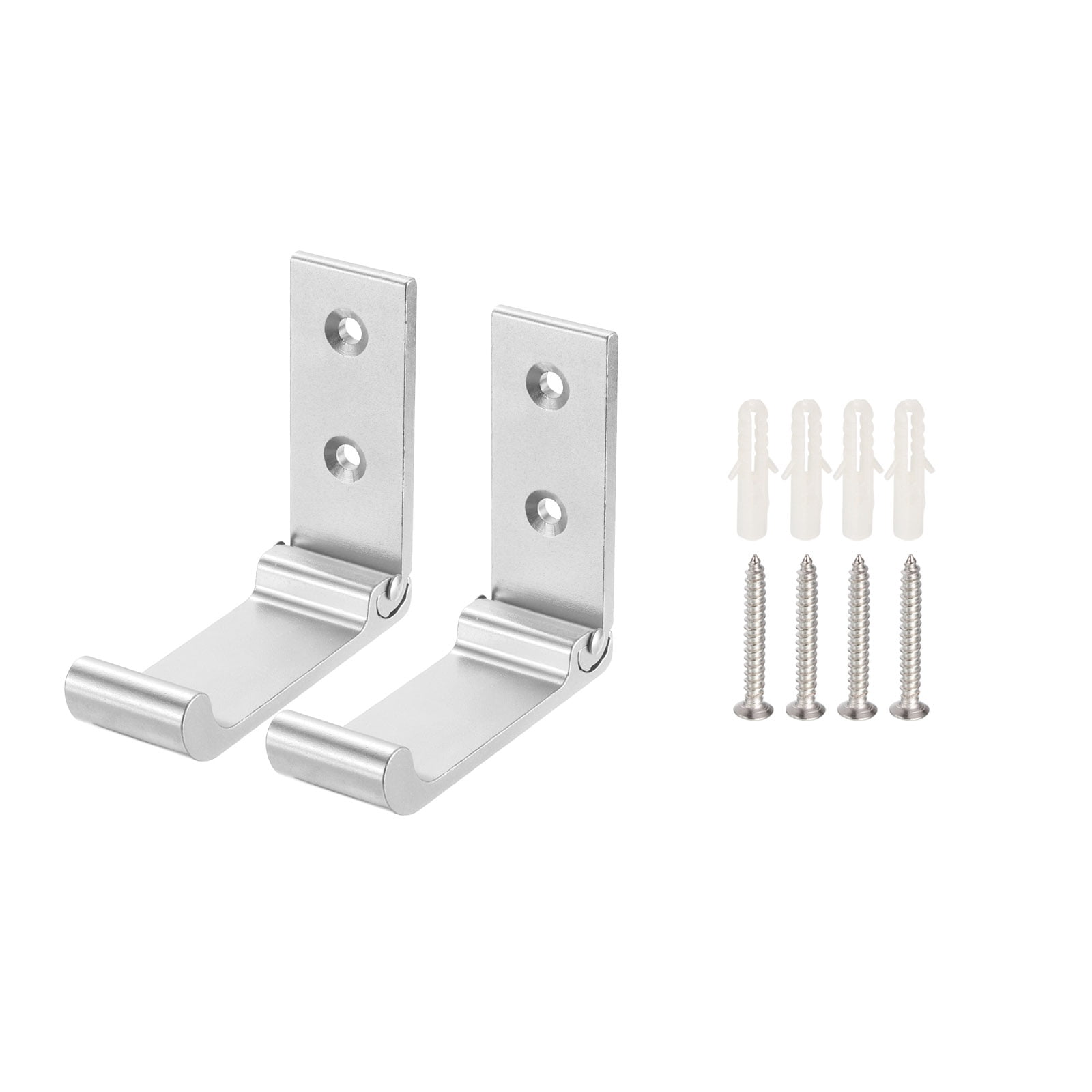 Valet Hook MsBong 6PCS Folding Coat Hooks, Wall Hooks For Hanging