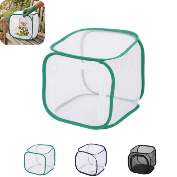Folding Insect Mesh Cage, Portable Outdoor Bug Habitat Net Terrarium for Kids Nature Exploration