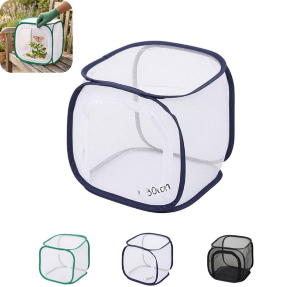 Folding Insect Mesh Cage, Portable Outdoor Bug Habitat Net Terrarium for Kids Nature Exploration