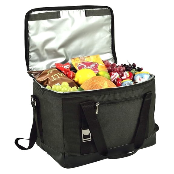 Folding Insulated Leakproof Cooler for Lunch Picnic Camping Beach Park Day Trips - 46 Can Capacity