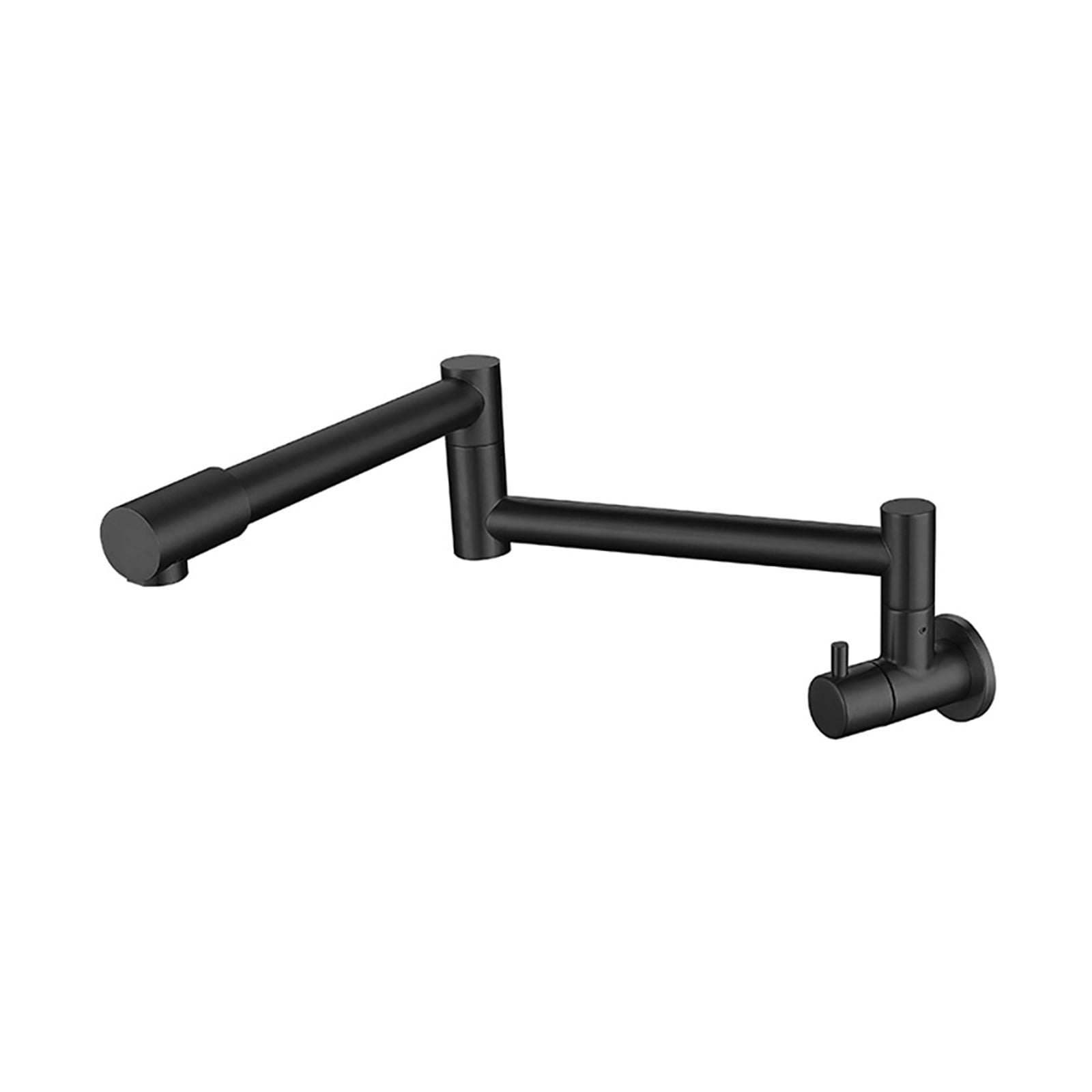 Folding Into The Wall Faucet 304 Stainless Steel Universal Rotation Faucet Kitchen Concealed Single Cold Faucet ,Bar Laundry RV Farmhouse