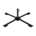 thumbnail image 1 of Folding Iron Christmas Tree Base – 33in Outdoor Umbrella Stand for Patio & Parasol, Heavy-Duty Metal Support, Portable and Space-Saving, 1 of 5
